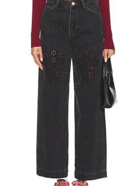 Damson Madder Drew Broderie Jeans (US8/UK12)